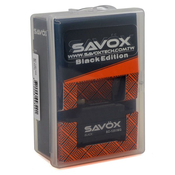 Savox SC-1251MG Black Edition Low Profile Digital /"High Speed/" Metal Gear Servo