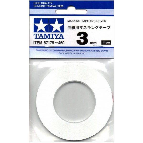 Tamiya Masking Tape pour courbes 3 mm