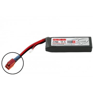 TEAM ORION - BATTERIE ORION LIPO LED 3S-2700-11.1V-50C - DEANS