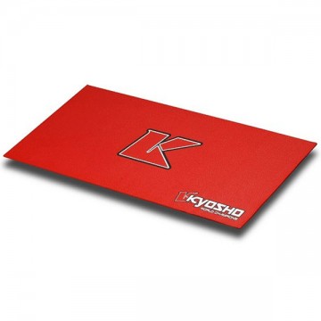 KYOSHO - TAPIS DE STAND KYOSHO BIG K 2.0 - ROUGE (61x122cm) 80823R