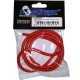 FASTRAX - SUPERFLEX SILICONE TUBING FLOU RED 3 FAST940R