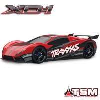 TRAXXAS - XO-1 RED SUPERCAR 4x4 1/7 BRUSHLESS WIRELESS +TELEMETRY - TSM 64077-3