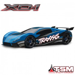 TRAXXAS - XO-1 BLUE SUPERCAR 4x4 1/7 BRUSHLESS WIRELESS +TELEMETRY - TSM 64077-3