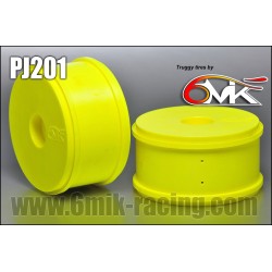 6MIK - JANTES TRUGGY JAUNE FLUO (X2) TPJ201