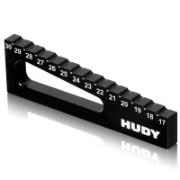  HUDY - CHASSIS RIDE HEIGHT GAUGE 30~17MM FOR 1/8 & 1/10 OFF-ROAD 107720