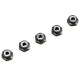 KYOSHO - HEX BUTTON SCREWS 2.6X6MM (5) TITANIUM 1-S12606HT