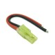 ETRONIX - MALE MICRO TAMIYA CONNECTOR WITH 10CM 18AWG SILICONE WIRE ET0626