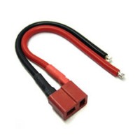 ETRONIX - PRISE FEMELLE DEANS AVEC FILS 10CM SILICONE 14AWG ET0621