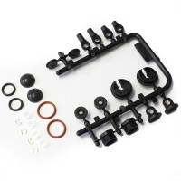 KYOSHO - PIECES PLASTIQUE/JOINTS AMORTISSEURS RAGE VE FA301GM-02