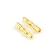 ETRONIX - 4.0MM MALE GOLD CONNECTOR (2) ET0605