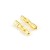 ETRONIX - 4.0MM MALE GOLD CONNECTOR (2) ET0605