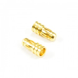 ETRONIX - 5.0MM MALE GOLD CONNECTOR (2) ET0611