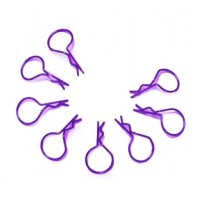 FASTRAX - METALLIC PURPLE LARGE CLIPS (8) FAST213MP