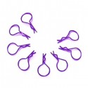 FASTRAX - METALLIC PURPLE LARGE CLIPS (8) FAST213MP