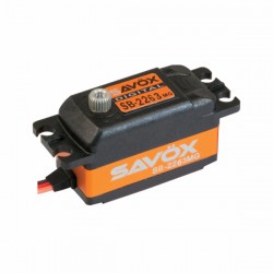 SAVOX - SB-2263MG HIGH SPEED LOW PROFILE BRUSHLESS STEEL GEAR SERVO SB-2263MG