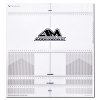 ARROWMAX - STICKER DE PLANCHE DE REGLAGE TT 1:8 & TRUGGY AM170075