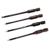 ARROWMAX - POWER TOOL TIP SET 1,5MM 2MM 2,5MM 3MM 4 PIECES WITH PLASTIC CASE (METRIC) REF AM500902