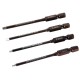 ARROWMAX - POWER TOOL TIP SET 1,5MM 2MM 2,5MM 3MM 4 PIECES WITH PLASTIC CASE (METRIC) REF AM500902