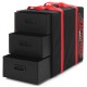 TEAM CORALLY - CARRYING BAG 3 CORRUGATED PLASTIC DRAWERS C-90241