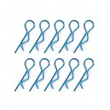 TEAM CORALLY - BODY CLIPS 45° BENT MEDIUM BLUE - 10 PCS C-35115