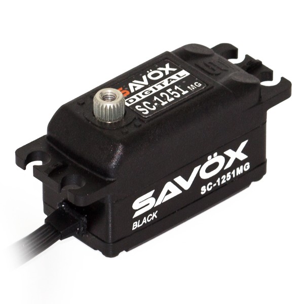 Monster Low Profile Steel Gear Servo .08sec/347oz @ 7.4V – Savox USA