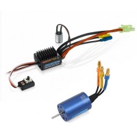 HOBBYWING - EZRUN 18A SENSORLESS BRUSHLESS ESC/MOTOR COMBO (18.0T/5200KV) 81030010