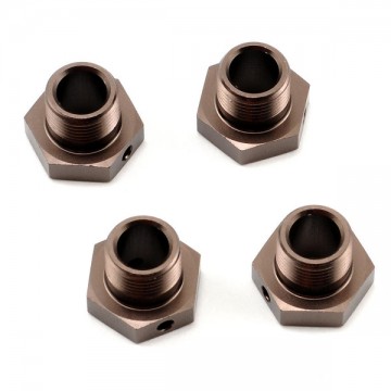 KYOSHO - WHEEL HUB (GUN METAL) - INFERNO MP9 (4) IFW107GM