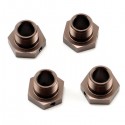 KYOSHO - WHEEL HUB (GUN METAL) - INFERNO MP9 (4) IFW107GM