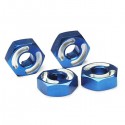 TRAXXAS - ALUMINUM WHEEL HEX HUBS BLUE-ANODIZED 4954X