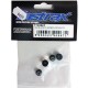 FASTRAX - M4 BLACK FLANGED LOCKNUTS 4PCS FTM4BKF