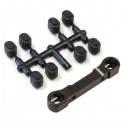 KYOSHO - CALE ALU ANTERIEURE ARR OPTION RB6 (GUN METAL) UMW705B