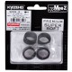 KYOSHO - MINIZ RACING RADIAL TYRES 10 SHORE - WIDE (4) MZW38-10