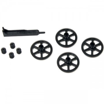 KYOSHO - PINION AND SPUR GEAR SET DRONE RACER DR006