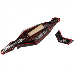 KYOSHO - BODY SHELL DRONE RACER ZEPHIR BLACK DRB002BK