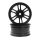 KYOSHO - WHEEL 1:10 26MM 12 SPOKE BLACK (2) 92015BK