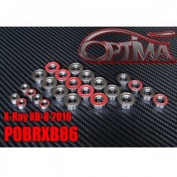 6MIK - BEARING SETS OPTIMA FOR X-RAY XB8 2016 (24 PC) POBRXB86