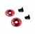 T-WORK'S - 1/10 "RED" ALUMINUM WING WASHER V2 (2PCS) TO185R