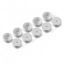 XRAY - XB4 JANTES AVANT 12MM 1/10 BLANCHES (10PCS) 369902