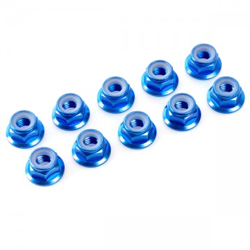 TEAM CORALLY - NYLSTOP EPAULE ALU M3 BLEU - 10PCS C-31124