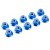 TEAM CORALLY - NYLSTOP EPAULE ALU M3 BLEU - 10PCS C-31124