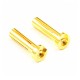 ETRONIX - LOW PROFILE 4.0MM MALE GOLD CONNECTOR (2) FOR RIGHT ANGLE ET0605LP