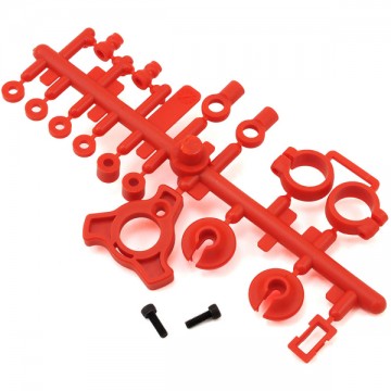 KYOSHO - PIECES PLASTIQUE D'AMORTISSEURS OPTIMA (ROUGE) OT210R