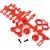 KYOSHO - PIECES PLASTIQUE D'AMORTISSEURS OPTIMA (ROUGE) OT210R