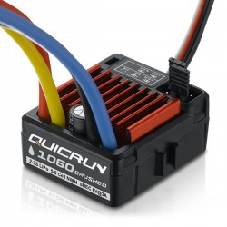 HOBBYWING - VARIATEUR QUICRUN 1060 WATERPROOF BRUSHED SBEC (60A) 30120201