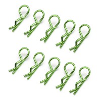 ABSIMA - BODY CLIPS 45° BENT MEDIUM GREEN (10 PCS) 2440016