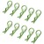 ABSIMA - BODY CLIPS 45° BENT LARGE GREEN (10 PCS) 2440017