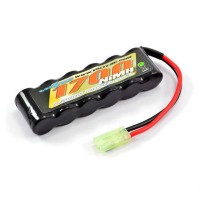 VOLTZ - 7.2V 1700MAH NIMH STRAIGHT BATTERY PACK W/MINI TAMIYA VZ0053