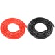 TEAM CORALLY - ULTRA V+ SILICONE WIRE SUPER FLEXIBLE BLACK & RED 14AWG Ø 3.5MM - 2X1M C-50122