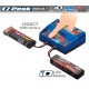 TRAXXAS - BATTERY/CHARGER COMPLETER PACK (INCLUDES 2972 DUAL ID CHARGER 2869X 7600MAH 7.4V 2-CELL 25C LIPO BATTERY (2) 2991G