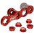 6MIK - CLUTCH & WHEEL TOOL RED WITH 5PCS OF 6MIK NUTS PW0102R